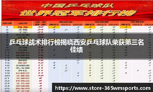 乒乓球战术排行榜揭晓西安乒乓球队荣获第三名佳绩